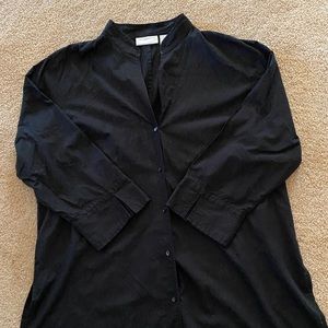 Women’s Black Liz Claiborne Button Down